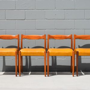 Fler Mustard Dining Chairs (Circa 1964)