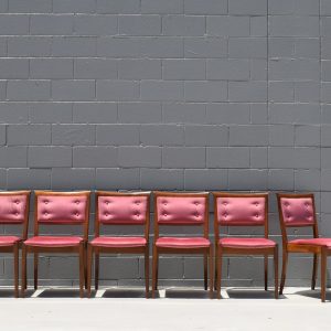 Parker Button Back Dining Chairs (Circa 1970s)