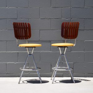 Comfort Line Chicago Mid-Century Stools (Circa 1970s)