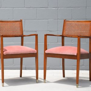 Danish Style Rattan Occasional Chairs (Circa 1950/60s)