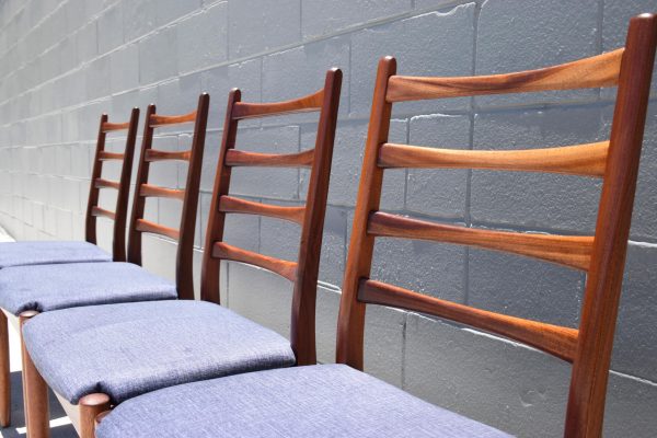 Schreiber Ladder Back Dining Chairs (Circa 1960-70s) - Image 2