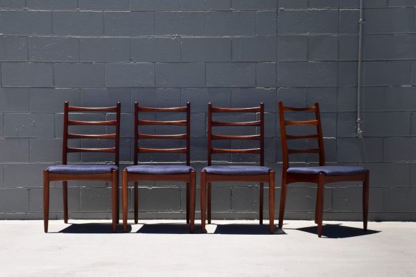 Schreiber Ladder Back Dining Chairs (Circa 1960-70s)