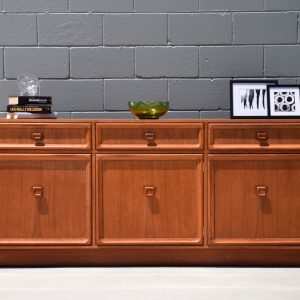 Parker Three Drawer & Door Sideboard (Circa 1978)