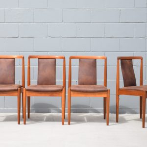 Custom Parker T-Back Dining Chairs (Circa 1970s)