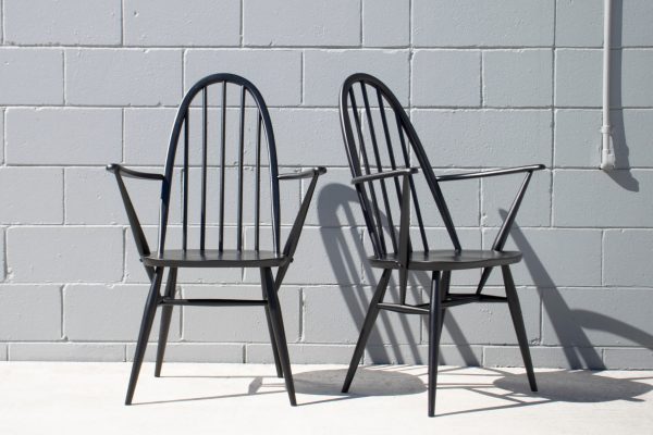 Ercol Quaker Carver Chairs (Circa 1970s)