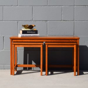 Parker Long Set of Nesting Tables (Circa 1987)