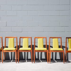 Six CRO Furniture Dining Chairs (Circa 1960s)