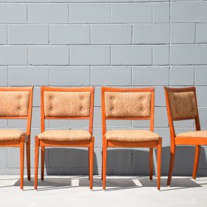Parker Button Back Dining Chairs (Circa 1970s)