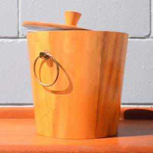 Japanese Oak Ice Bucket (Circa 1970s)