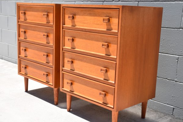 Two Parker Four Drawer Bedside Tables (Circa 1970s) - Image 2