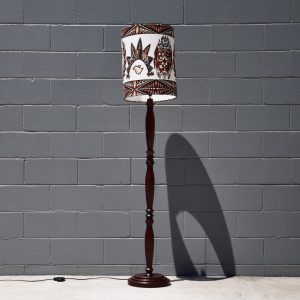 Mid Century Floor Lamp with Shade (Circa 1960s)