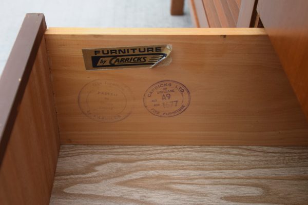 Carricks Four Drawer Sideboard (Circa 1970s) - Image 7