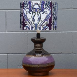 Mid Century Ceramic Lamp with New Shade (Circa 1970s)