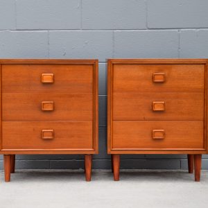 Pair of Mid-Century Bedside Tables (Circa 1970s)