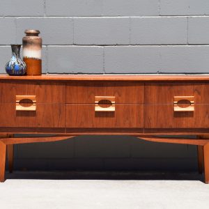 Mid Century Six Drawer Sideboard (Circa 1960s)