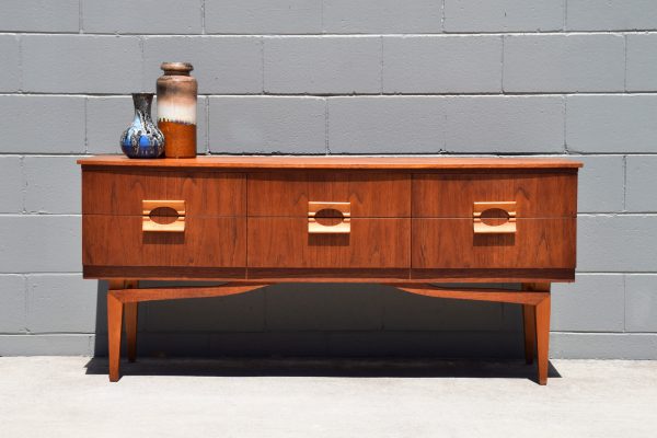 Mid Century Six Drawer Sideboard (Circa 1960s)