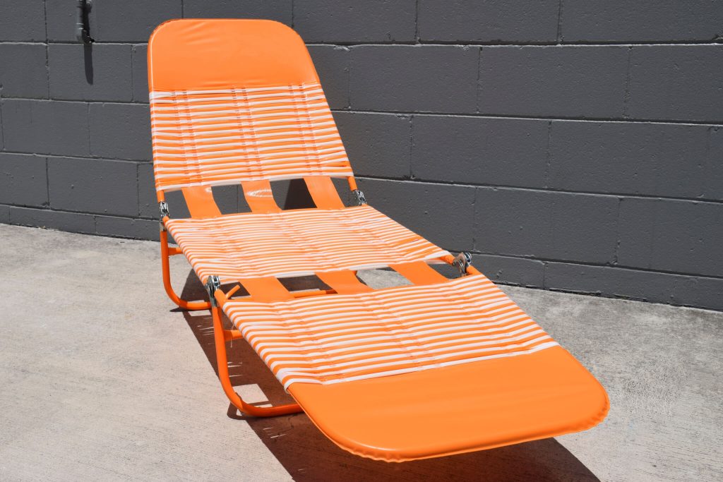 Retro Orange & White Banana Lounge Structured Rebellion