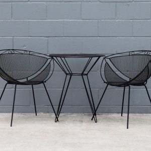 Original Outdoor Saucer Setting (Circa 1950s)