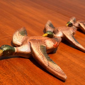 Flying Mallard Duck Wall Hanging Set (Circa 1950s)