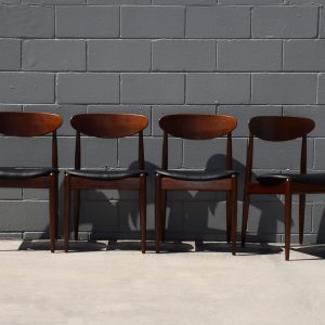 Parker 107 Spade Back Dining Chairs (Circa 1960s)