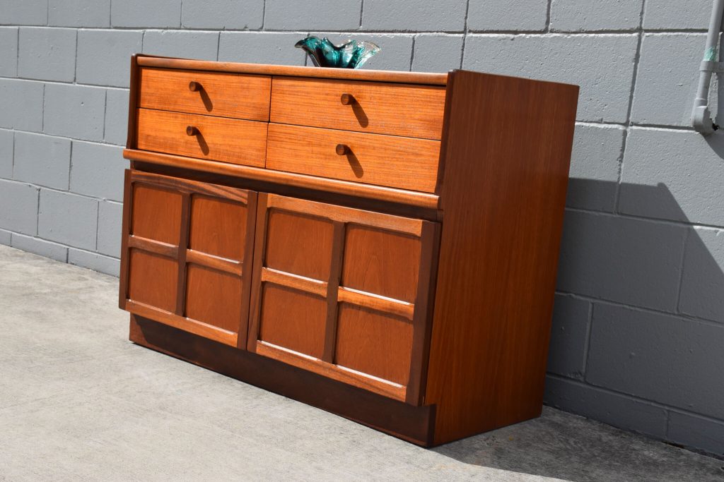 Nathan Furniture Four Drawer and Two Door Sideboard (Circa 1970s ...
