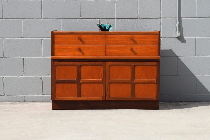 Nathan Furniture Four Drawer and Two Door Sideboard (Circa 1970s ...