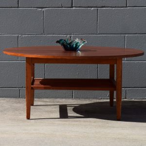 Mid Century Round Rack Coffee Table (Circa 1960s)