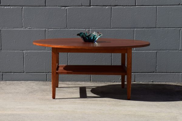 Mid Century Round Rack Coffee Table (Circa 1960s)