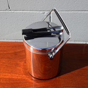 Mid Century Stainless Steel Ice Bucket (Circa 1970s)