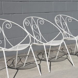 metal mid century outdoor chair