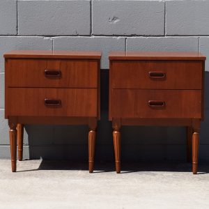 Mid Century Bedside Tables (Circa 1960s)