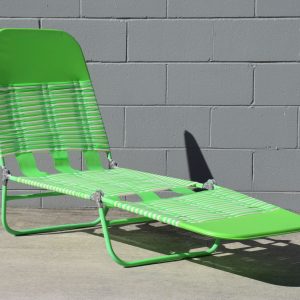 Retro Green & White Banana Lounge