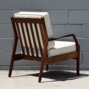 Van Treight Slatted Back Armchair (Circa 1960s)