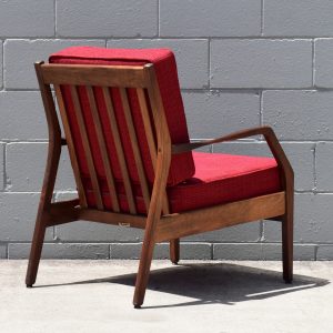 Van Treight Slatted Back Armchair (Circa 1960s)