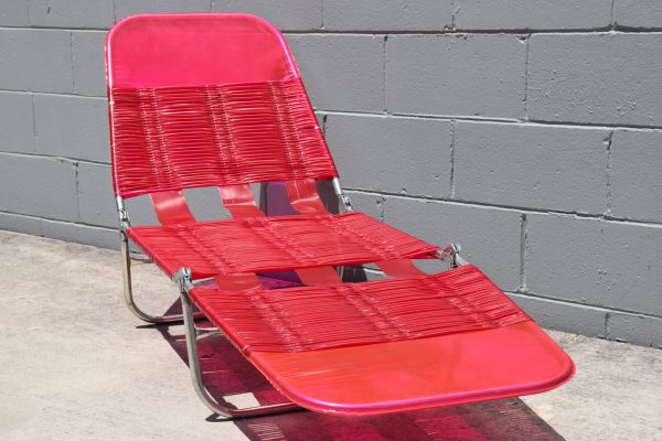 Retro Solid Pink Banana Lounge - Image 2