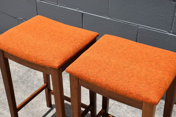 Pair of Carricks (Elite) Furniture Kitchen Stools (Circa 1970s) - Image 2