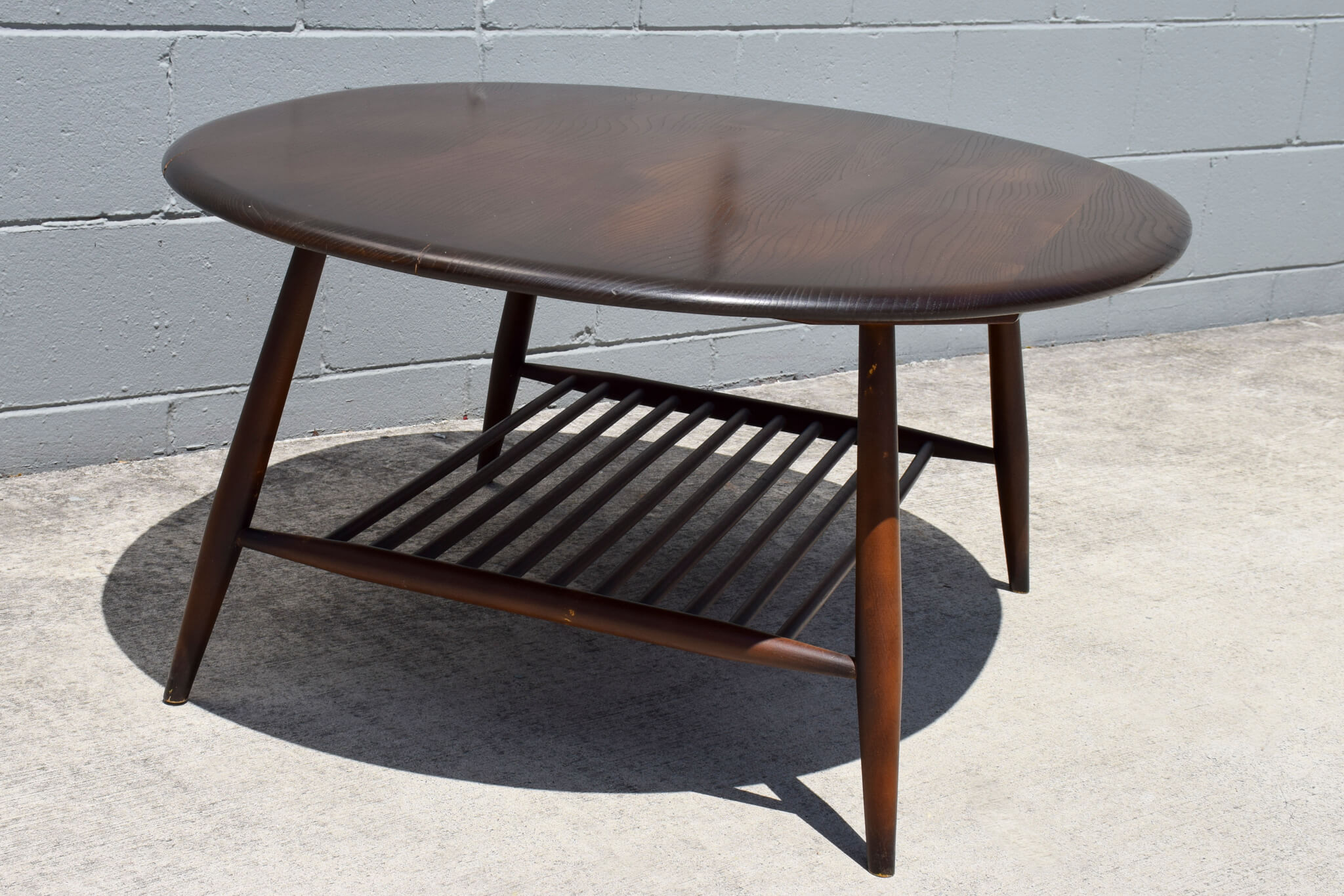 Oval Coffee Table by Lucian Randolph Ercolani for Ercol (Circa 1950's ...