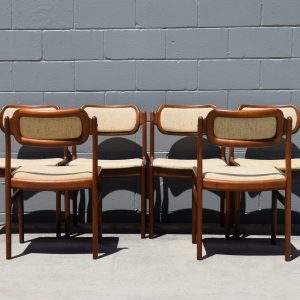 Six Johannes Anderson Style Dining Chairs (Circa 1970s)
