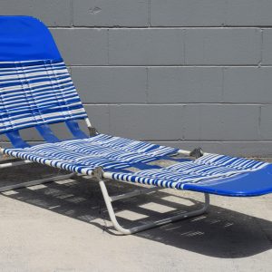 Retro Navy and White Banana Lounge