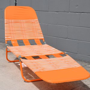 Retro Orange & White Banana Lounge