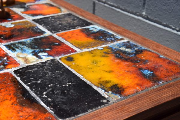 Mid Century Tiled Top Coffee Table (Circa 1970s) - Image 4