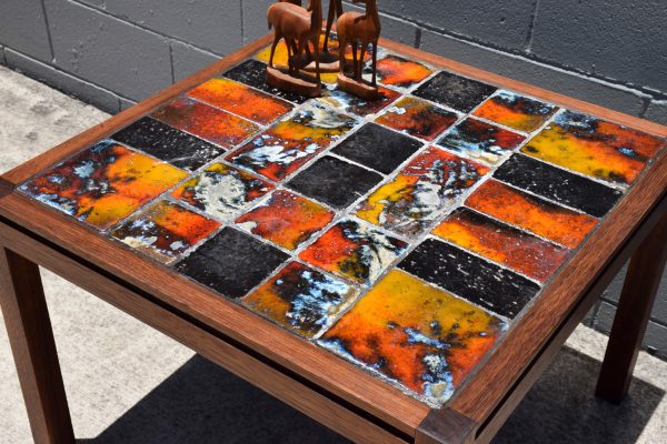 Mid Century Tiled Top Coffee Table (Circa 1970s) - Image 3