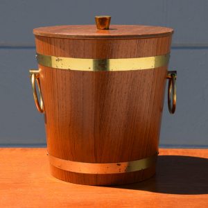 Japanese Teak Ice Bucket (Circa 1970s)