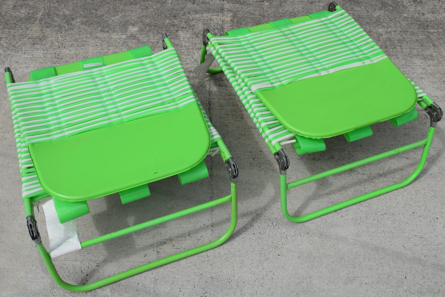 Retro Green & White Banana Lounges Structured Rebellion