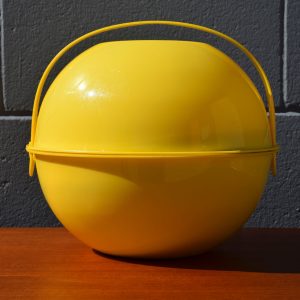 Mid Century Yellow Picnic Ball Set (Circa 1970s)
