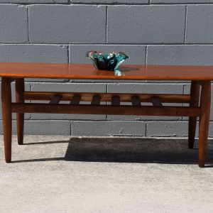 Parker Coffee Table With Rack Shelf (Circa 1970s)