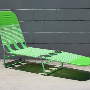 Retro Green & White Banana Lounge