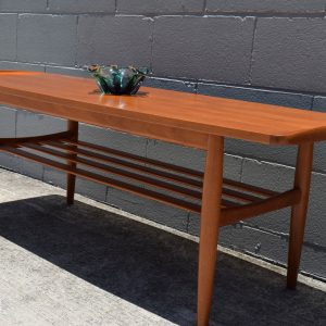 Parker Curved Lip Rack Coffee Table (Circa 1960s)