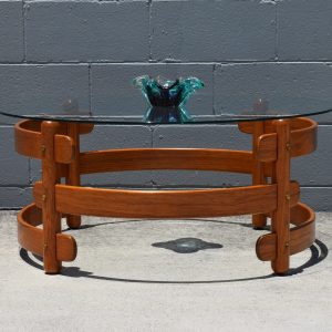 TH Brown Zodiac Coffee Table (Circa 1960s)