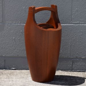 Staved Teak Ice Bucket by Jens Quistgaard for Dansk (Circa 1950s)